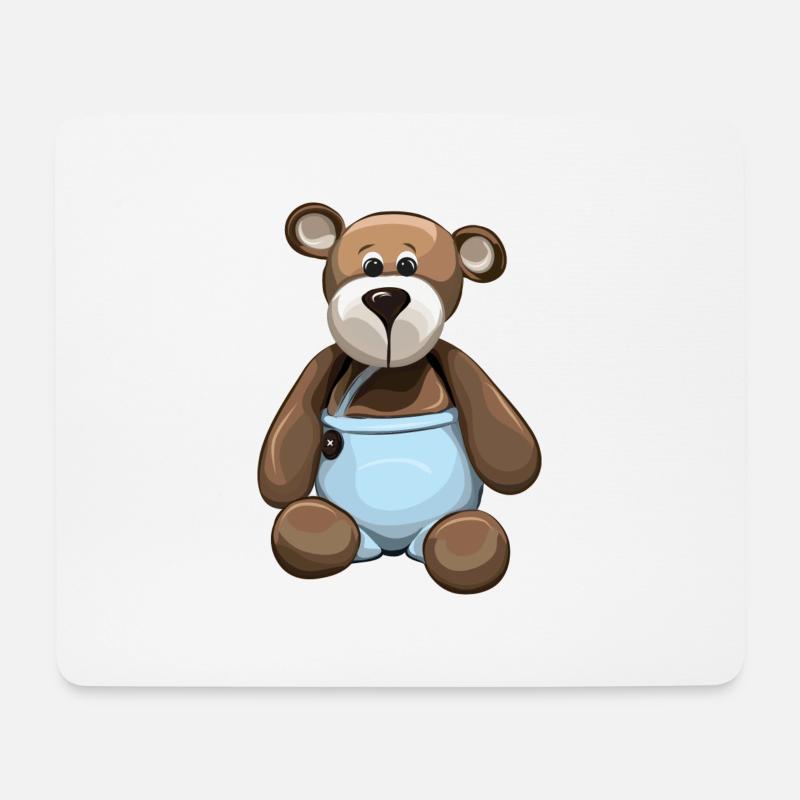 Teddybär Teddy Bär Bärchen Kindergarten - Mousepad (Querformat) - Weiß