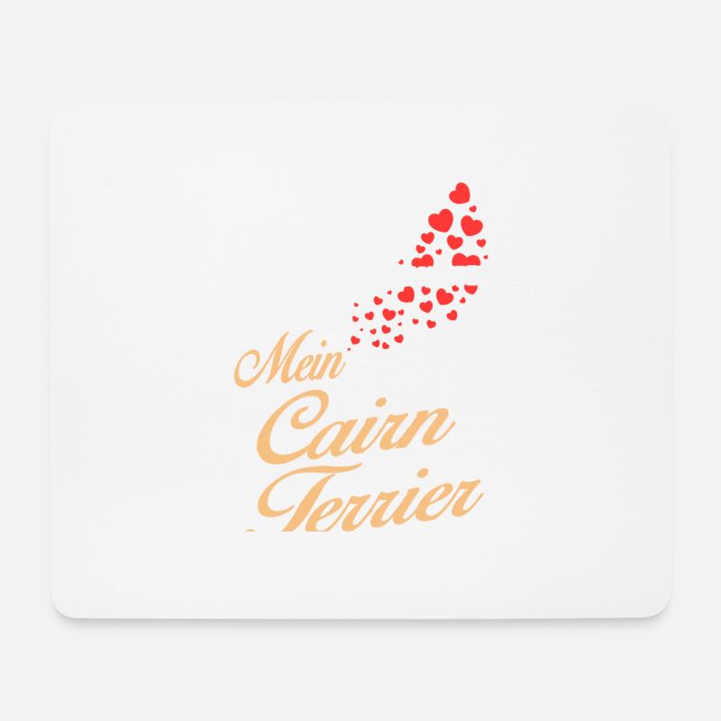 Cairn-Terrier - Mein - Mousepad (Querformat) - Weiß