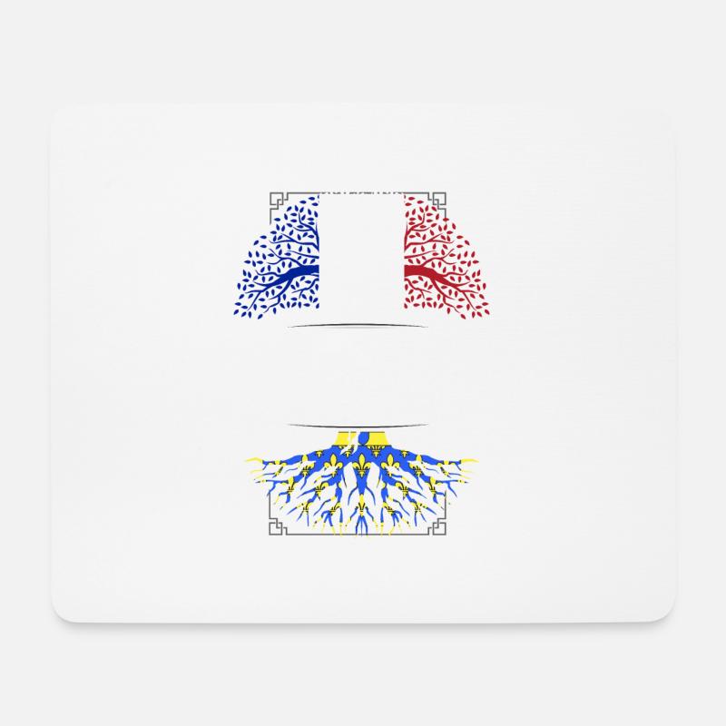Racines Ardéchoises - Tapis de souris (format paysage) - blanc