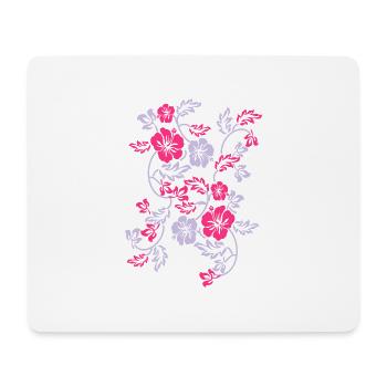 hawaii flower - Tapis de souris (format paysage) - blanc - Devant