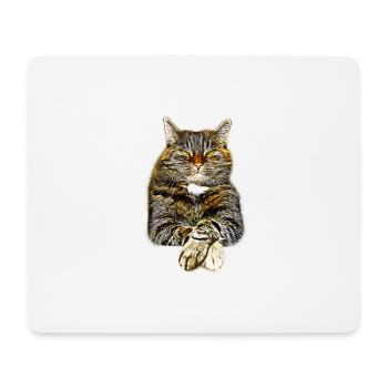 chat chat gxp comme un art de vecteur de patron - Tapis de souris (format paysage) - blanc - Devant