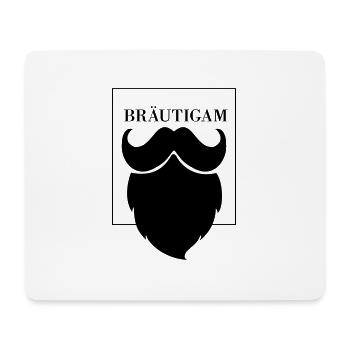 Der Bräutigam - Mousepad (Querformat) - Weiß - Vorne
