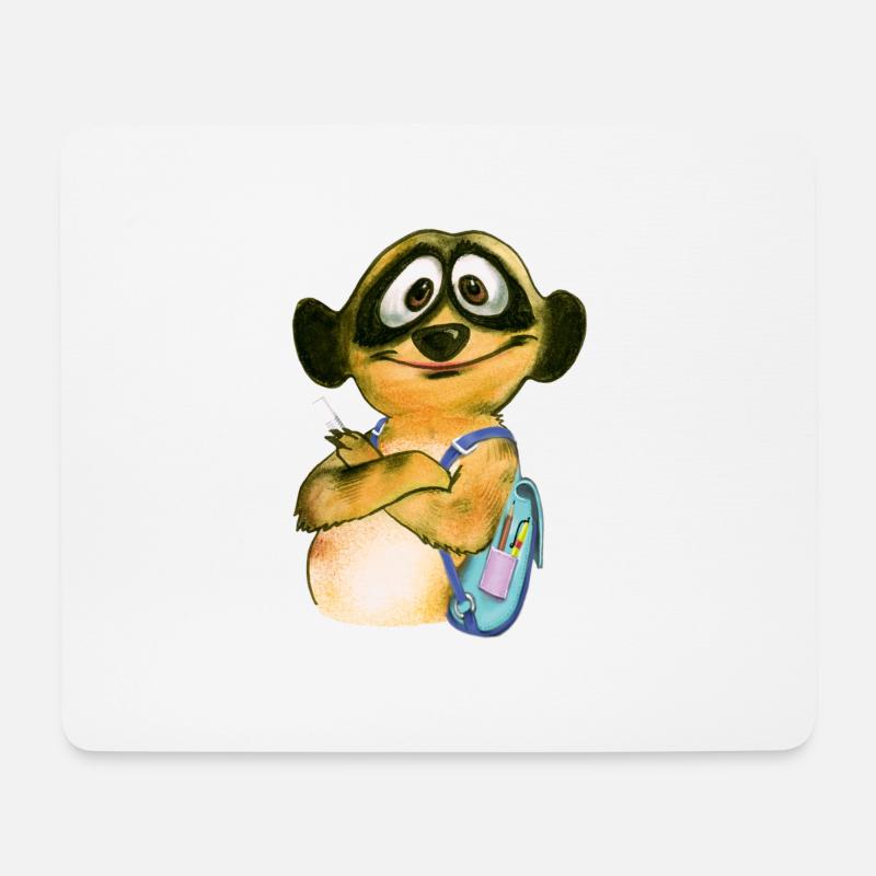 School-rascal - Mouse Pad (horizontal) - white