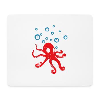 Octopus - Mousepad (Querformat) - Weiß - Vorne