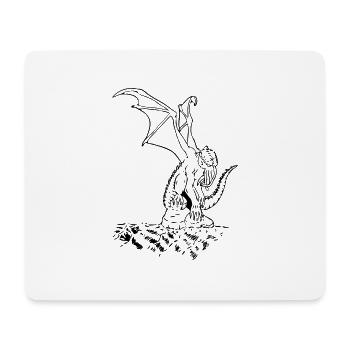 cthulhu02 - Mousepad (Querformat) - Weiß - Vorne