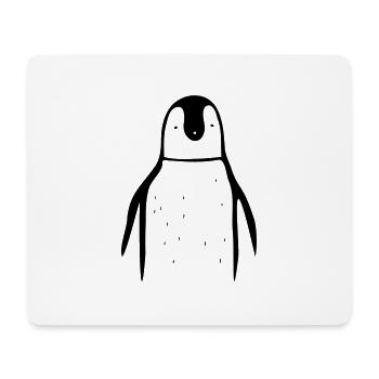 manchot - Tapis de souris (format paysage) - blanc - Devant