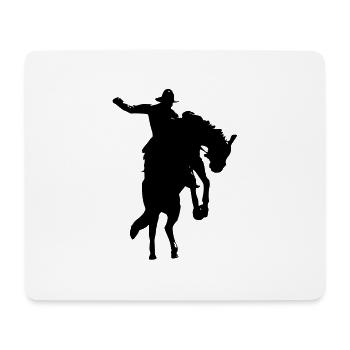 cowboy - Mouse Pad (horizontal) - white - Front