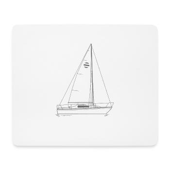 Graphic of a Sunbeam S22 on shirts & mugs - Mouse Pad (horizontal) - white - Front