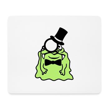 Monsieur messieurs cylindre monocle riche glibber - Tapis de souris (format paysage) - blanc - Devant