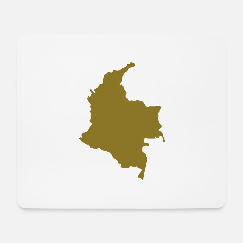 Kolumbien-Colombia - Mousepad (Querformat) - Weiß