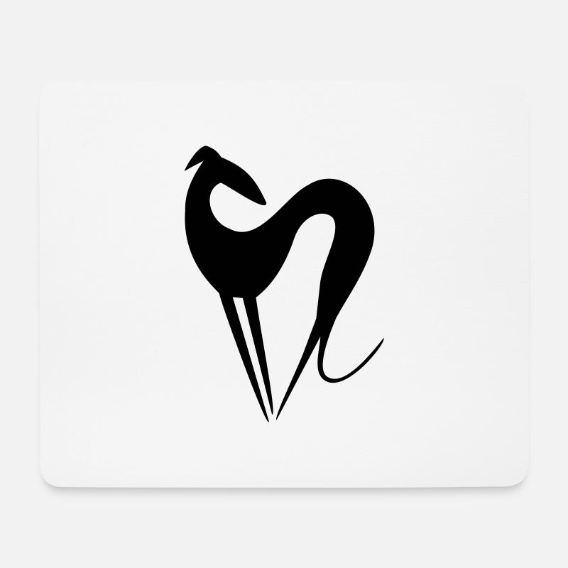 Windhund - Mouse Pad (horizontal) - white