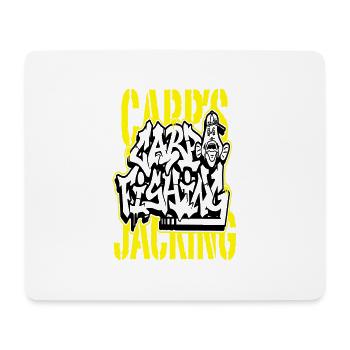 Carp's graff "CARP'S JACKING" - Mouse Pad (horizontal) - white - Front