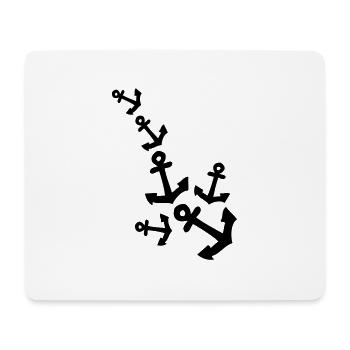 Anchor Musterlinie - Mousepad (Querformat) - Weiß - Vorne