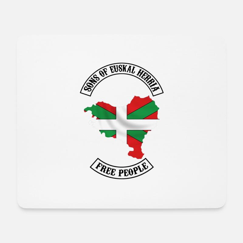 6 Söhne des Baskenlandes - Mousepad (Querformat) - Weiß
