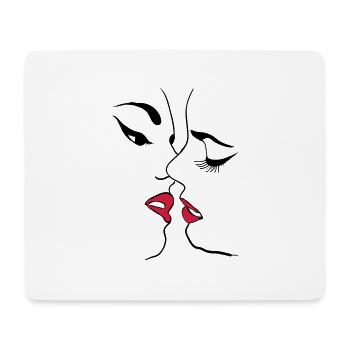 Lesbian - Mouse Pad (horizontal) - white - Front