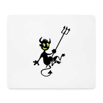 Diablotin - Tapis de souris (format paysage) - blanc - Devant