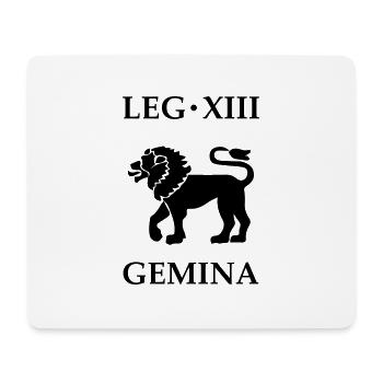 legio_xiii_gemina - Tapis de souris (format paysage) - blanc - Devant