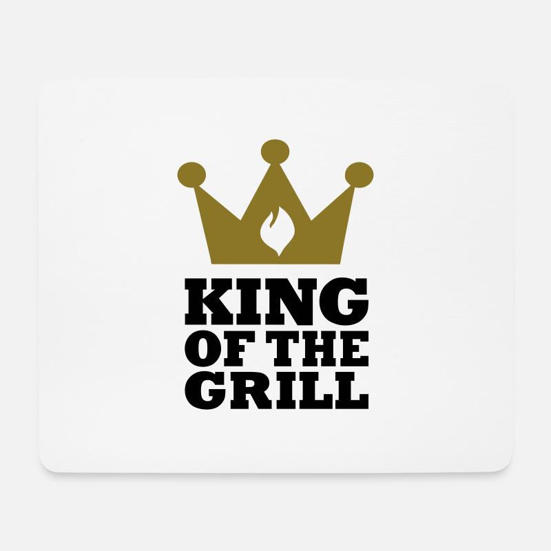 Grillen - Mousepad (Querformat) - Weiß