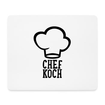 Chefkoch - Cheköchin - Mousepad (Querformat) - Weiß - Vorne
