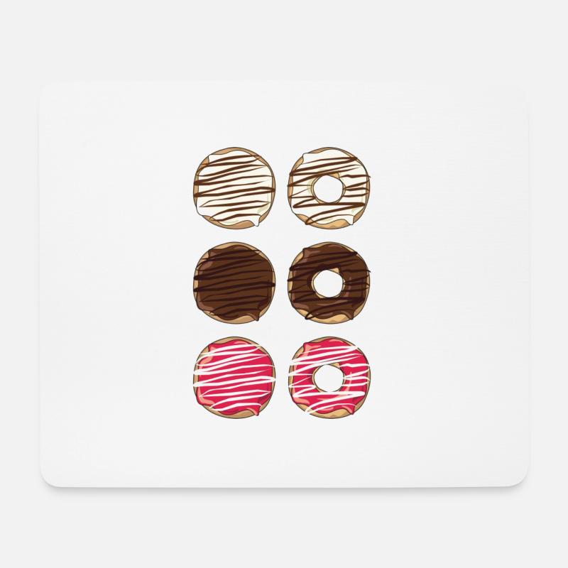 donuts - Mouse Pad (horizontal) - white