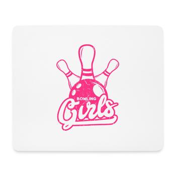 Bowling Girls - Mouse Pad (horizontal) - white - Front