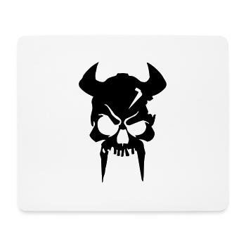 viking skeleton - Mousepad (Querformat) - Weiß - Vorne