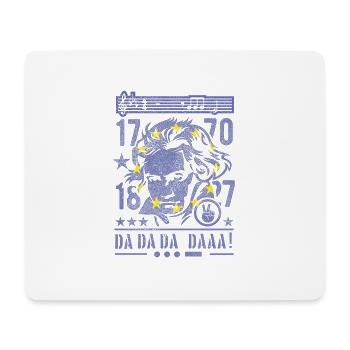 Beethoven Europa Design - Mousepad (Querformat) - Weiß - Vorne
