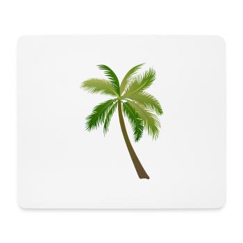 Palmen Baum Palmen - Mousepad (Querformat) - Weiß - Vorne