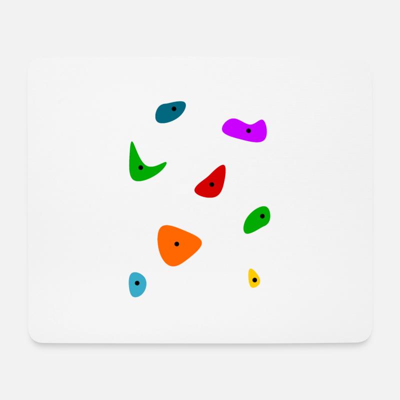 climbing wall - Mouse Pad (horizontal) - white
