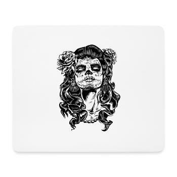 La calavera catrina Design - Mousepad (Querformat) - Weiß - Vorne