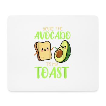 Avocado Trend 2021 - Youre the Avocado to my Toast - Tapis de souris (format paysage) - blanc - Devant