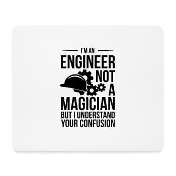 INGÉNIEUR PAS MAGICIEN - Tapis de souris (format paysage) - blanc - Devant