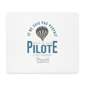 parfait pilote Mongolfière Cadeau humour - Tapis de souris (format paysage) - blanc - Devant