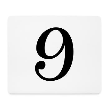 9 - Mouse Pad (horizontal) - white - Front