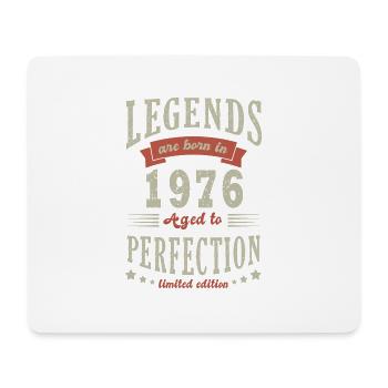 Legende geboren 1976 Geburtstagsgeschenk 47 Jahre - Mousepad (Querformat) - Weiß - Vorne