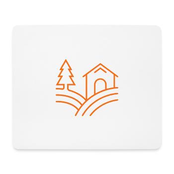 The Länd - Mousepad (Querformat) - Weiß - Vorne
