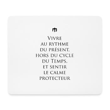 cycle - Tapis de souris (format paysage) - blanc - Devant