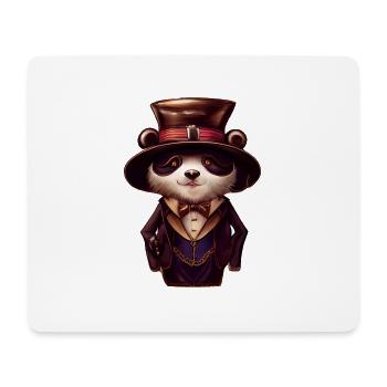 Panda - Tapis de souris (format paysage) - blanc - Devant