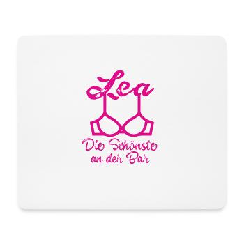 lea, die schönste an der bar, mallorca hit, lea,bh - Mousepad (Querformat) - Weiß - Vorne