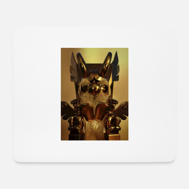 XList Golden Odin Viking God Sonderedition - Mousepad (Querformat) - Weiß