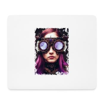 Steampunk World - Mouse Pad (horizontal) - white - Front