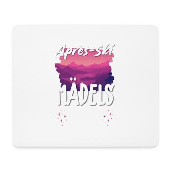 Apres SKi Mädels Tour - Mousepad (Querformat) - Weiß - Vorne