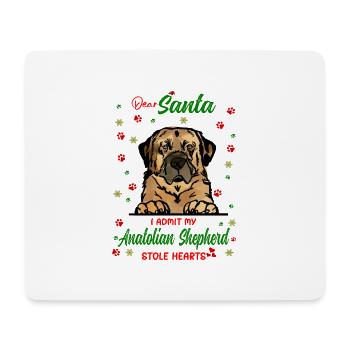 Anatolischer Schäferhund Hund Weihnachten - Mousepad (Querformat) - Weiß - Vorne