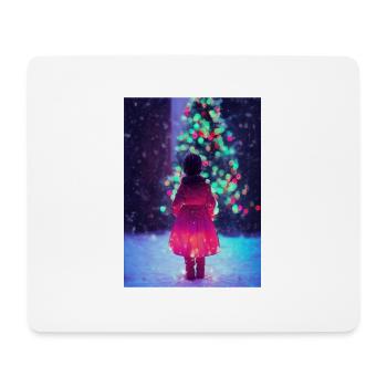 Noël 18 - Tapis de souris (format paysage) - blanc - Devant