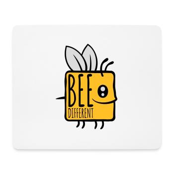 bee different saying quote - Mouse Pad (horizontal) - white - Front