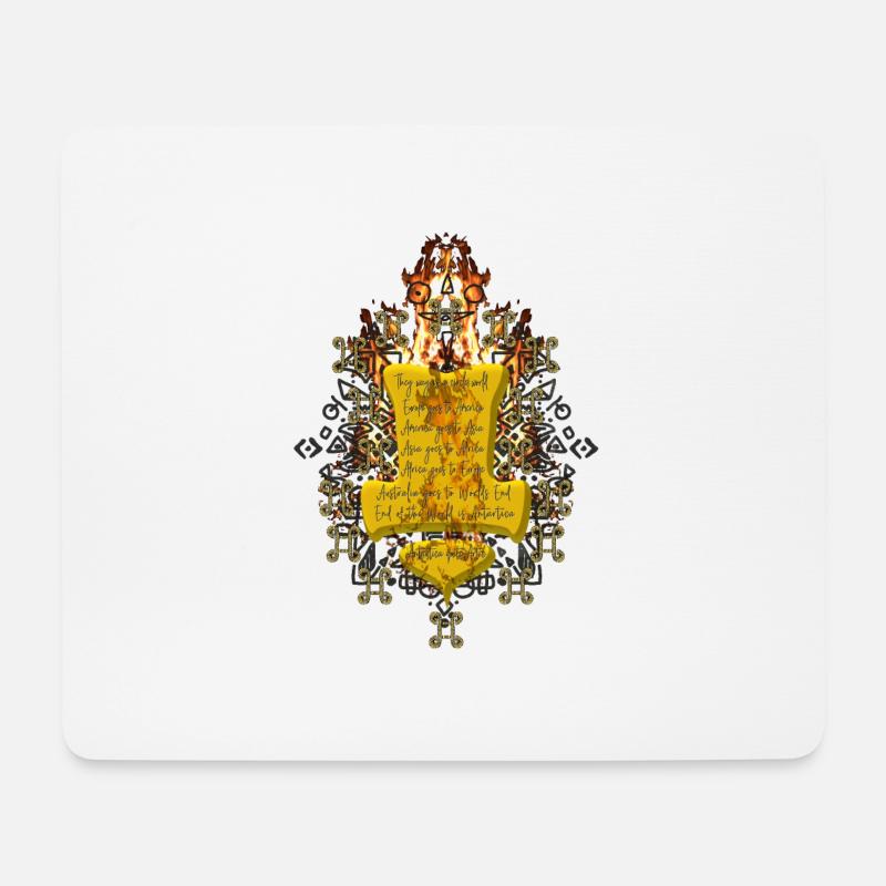A Q A - Mousepad (Querformat) - Weiß