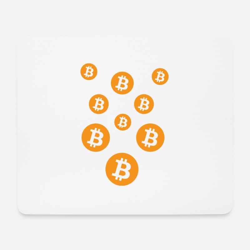 Crypto Bitcoin Trading - Mousepad (Querformat) - Weiß