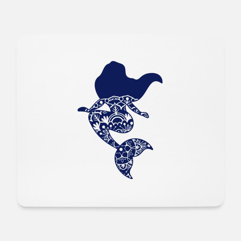 Meerjungfrau 1 - Mousepad (Querformat) - Weiß