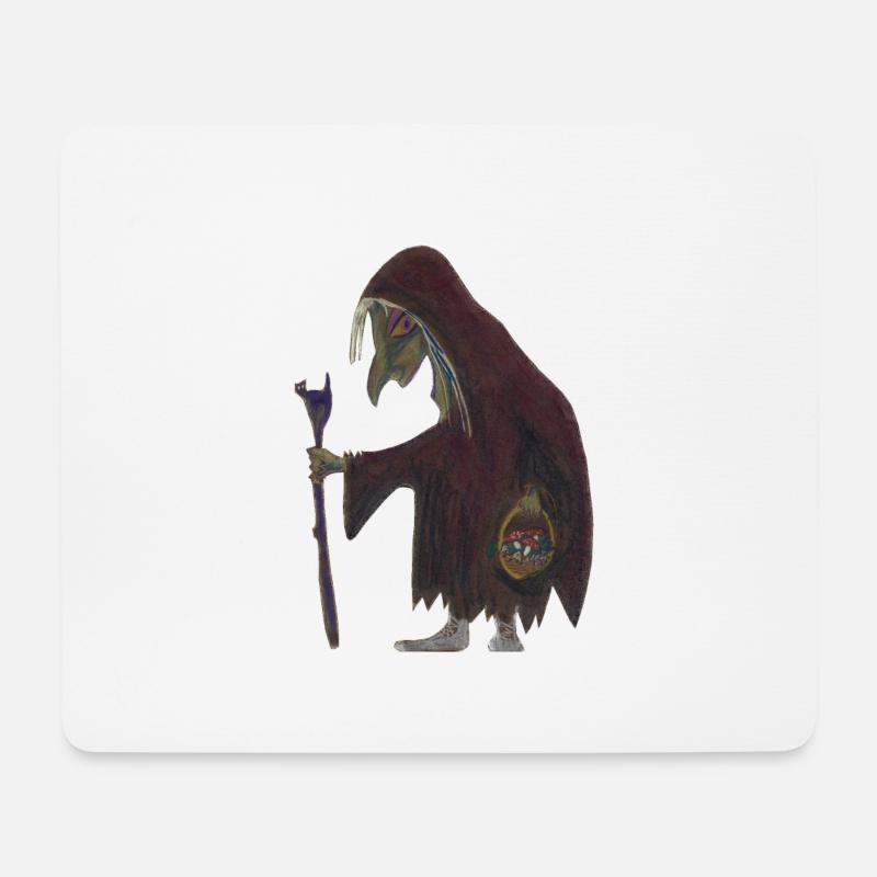 Witch - Mouse Pad (horizontal) - white