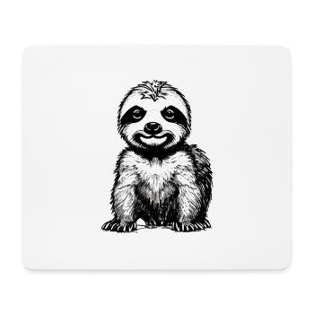Sloth Fatigue Sloth Drawing Sloths - Mouse Pad (horizontal) - white - Front